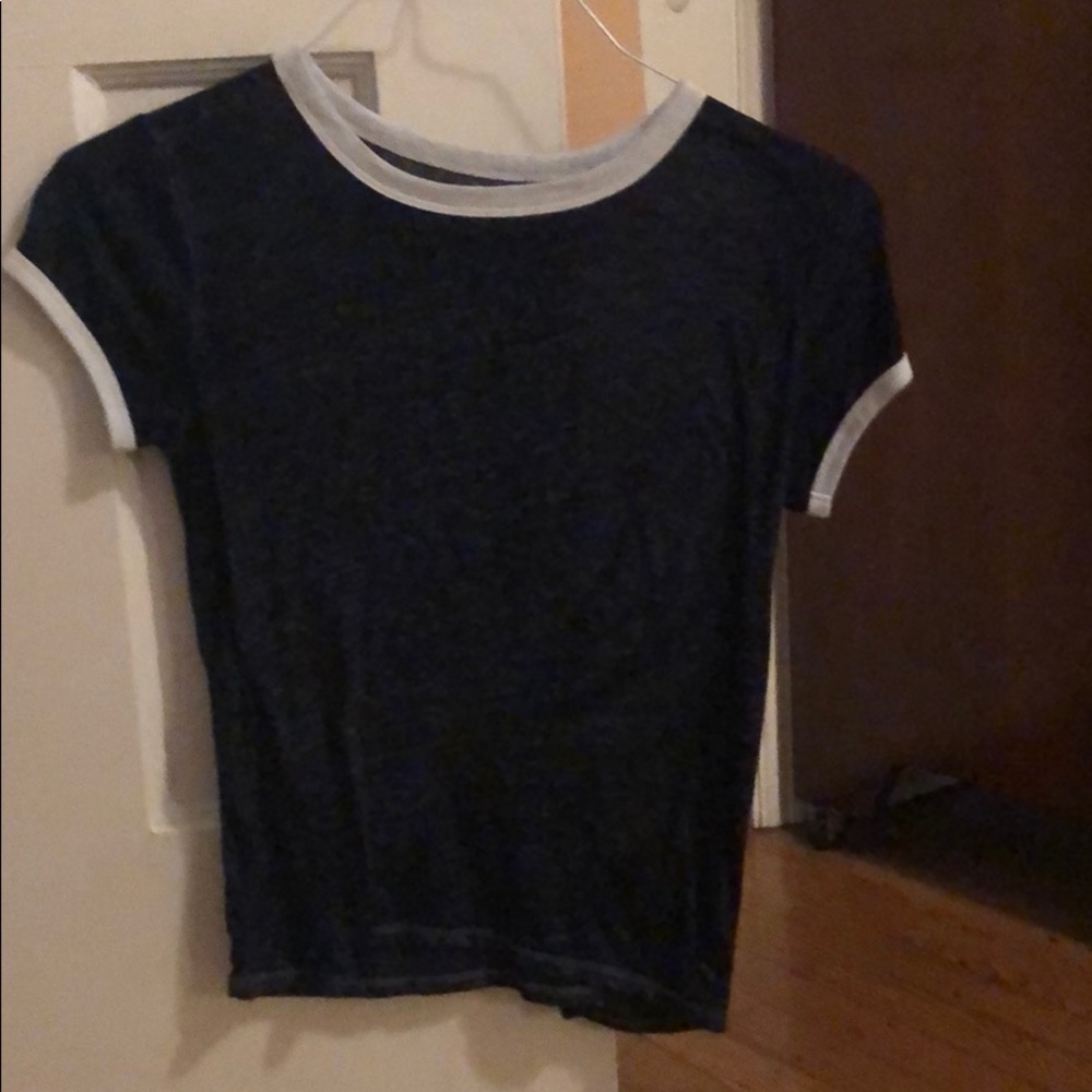 Navy blue shirt sleeve shirt